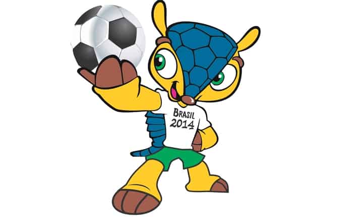 O Fuleco (foto) será o mascote da Copa do Mundo de 2014