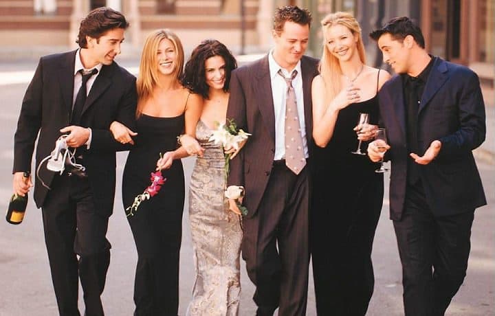 O elenco original de "Friends" reunido