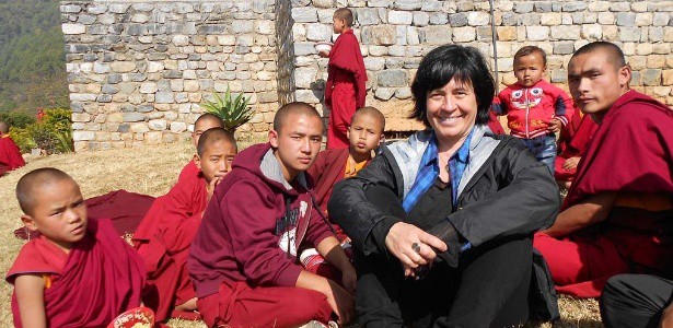 Thelma Guedes, autora da trama, visitou o Nepal
