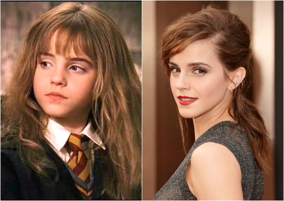 Emma Watson cresceu muito desde o primeiro "Harry Potter"