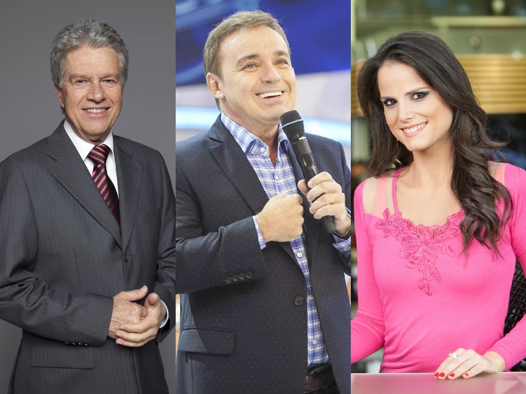 Marcos Hummel, Gugu e Roberta Piza: deram dor de cabeça à Globo nesta quarta-feira, 20