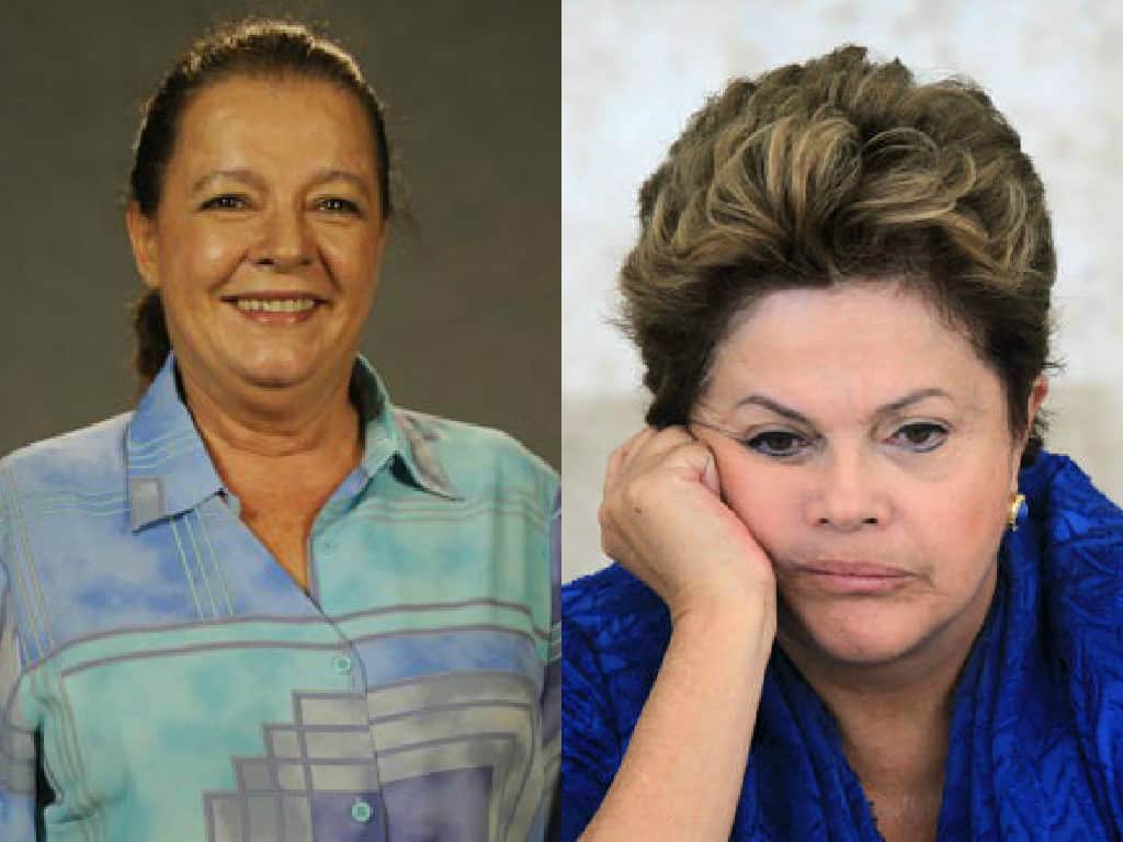 Bete Mendes e Dilma Rousseff